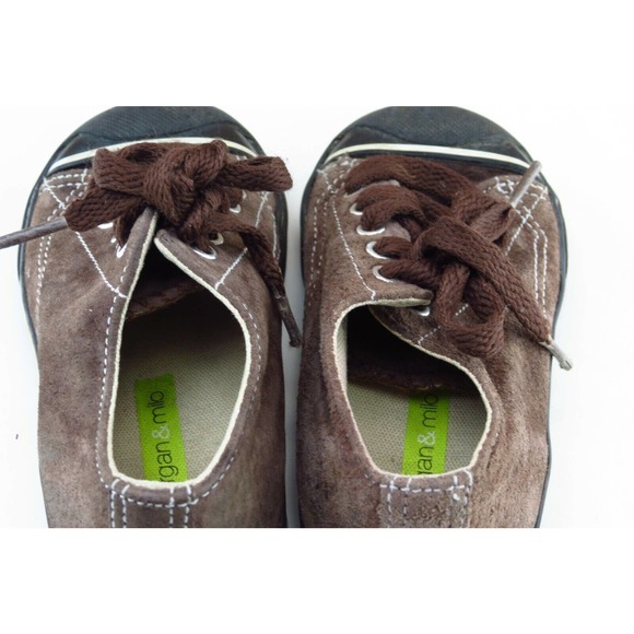 Morgan & Milo Toddler Boys 7.5 Medium Brown‎ Athletic Fabric - Picture 6 of 7